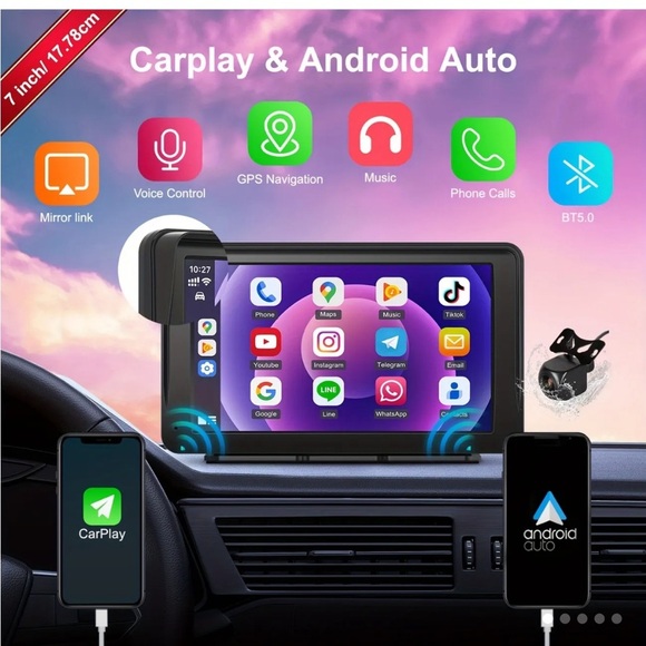 Other - Sleek Black GPS Navigation System